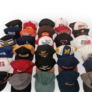 Assorted Vintage 30 Hat Bundle "SMELL"